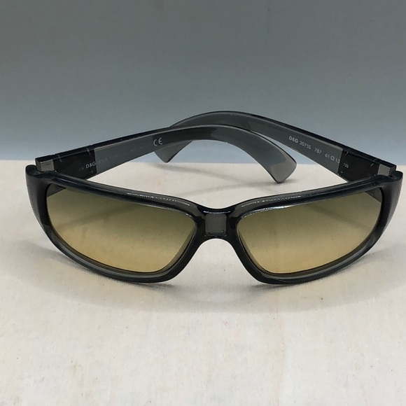 Dolce & Gabbana D&G 2075S 787 61-13-125 Sunglasses Black Italy Unisex